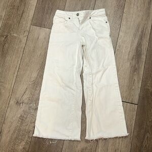 GB Girls White Wide-Leg Jeans